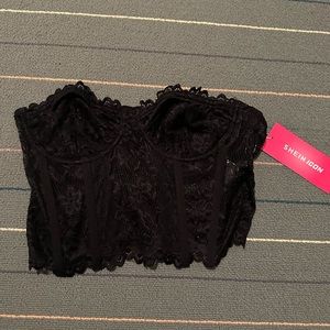 BRAND NEW shien corset top, size small